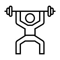 Image of a person lifting weights